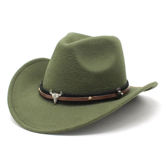 Pizzshop Other - MEN'S WESTERN COWBOY RODEO BLACK FELT STYLE COWBOY RIDING HAT TEXANA VAQ…